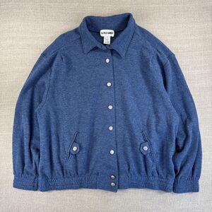 Vintage Alfred Dunner Button Up Sweater Letterman Jacket Style Fit Grandmacore